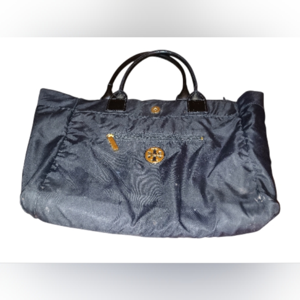 Tory Burch Black Ella Tote - Picture 2 of 15